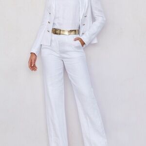 Boston Proper Polished Linen Pants
